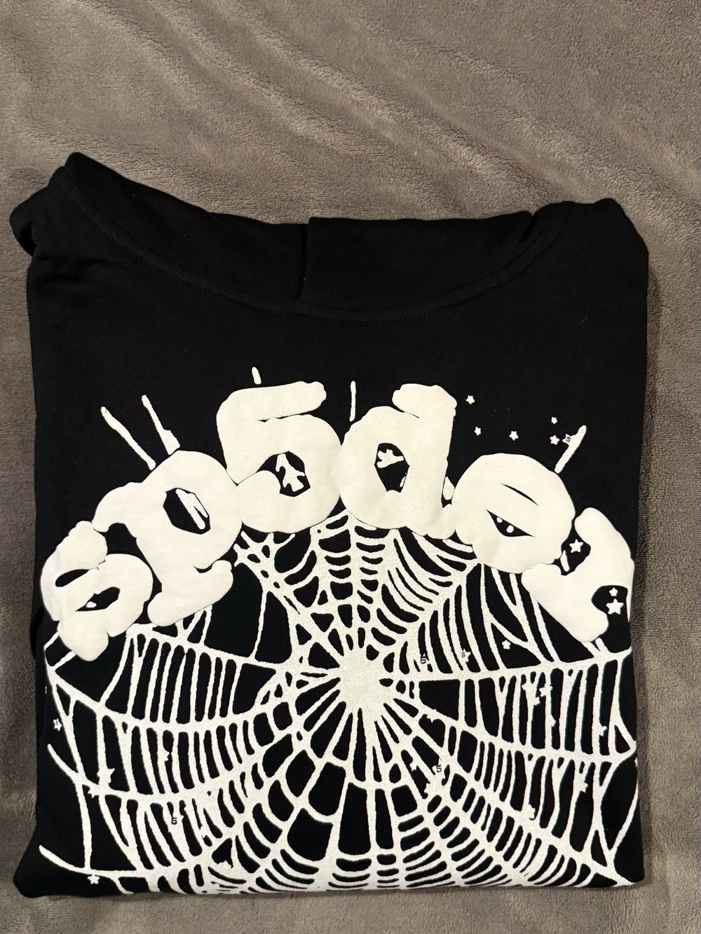 Kids Spider Web Graphic Tee — Black